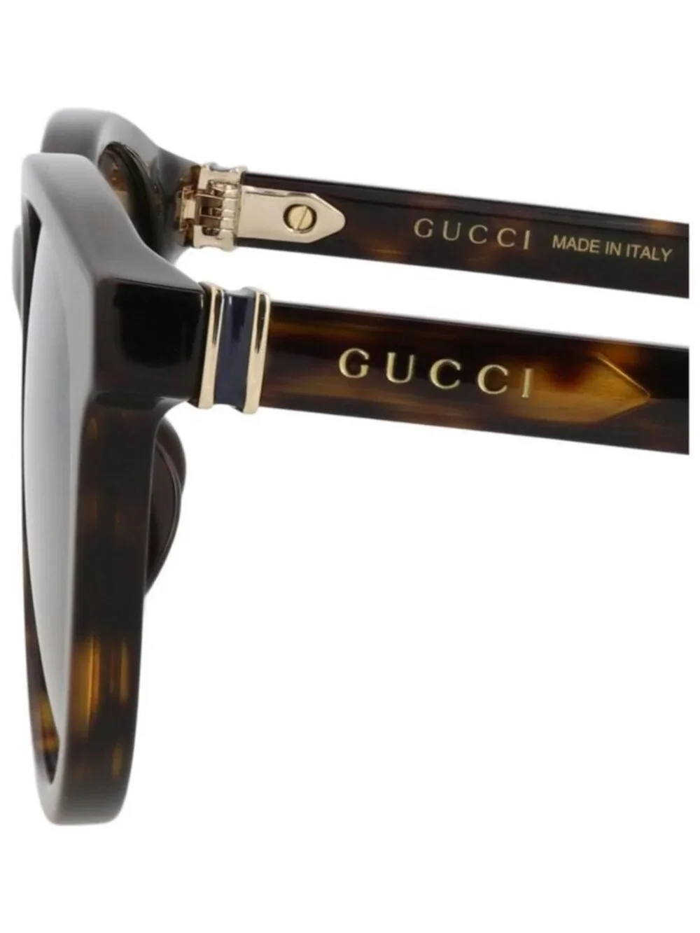 New Gucci Mens Round/Oval Havana Havana Brown Fashion Designer Sunglasses